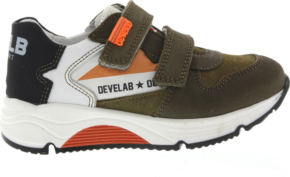 Jongens Veterschoenen & Klitteband Develab 41565-559 Runner Groen - Maat 32