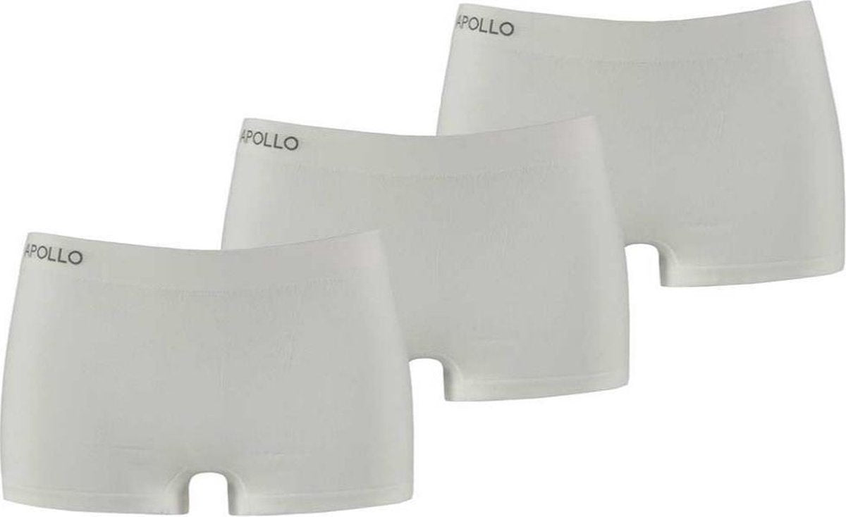 3pk Seamless Dames Hipsters Wit S