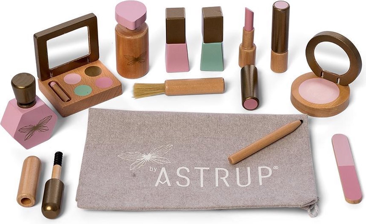 Byastrup Houten Make-up Set 13-delig