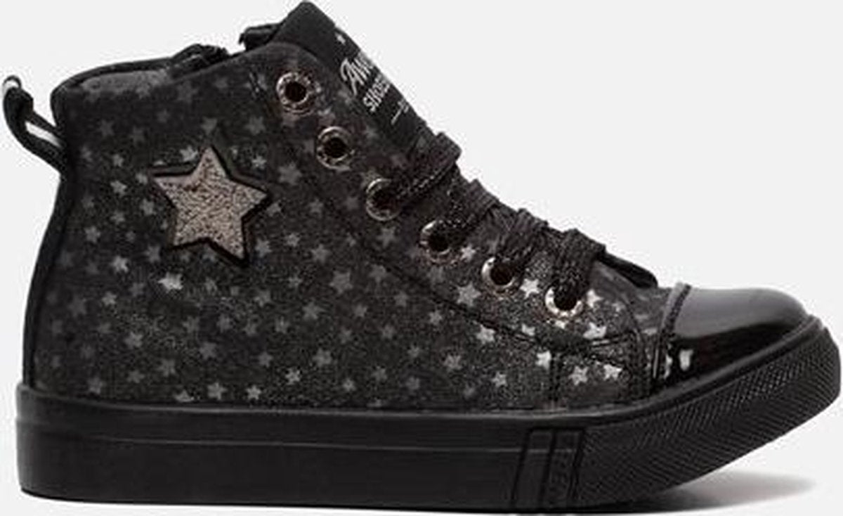 Shoesme Veterboots zwart - Maat 32