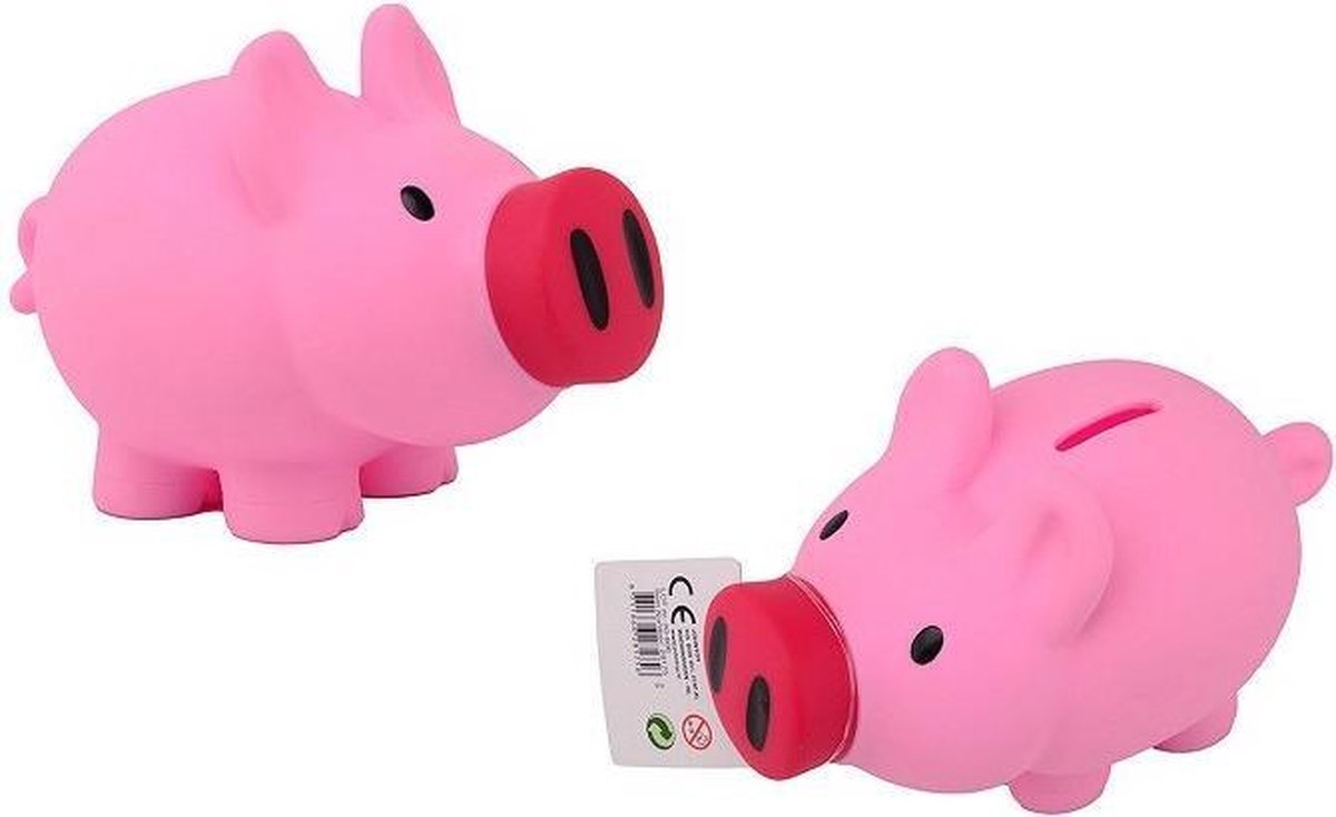 Johntoy Spaarvarken 30 X 13 Cm Junior Roze