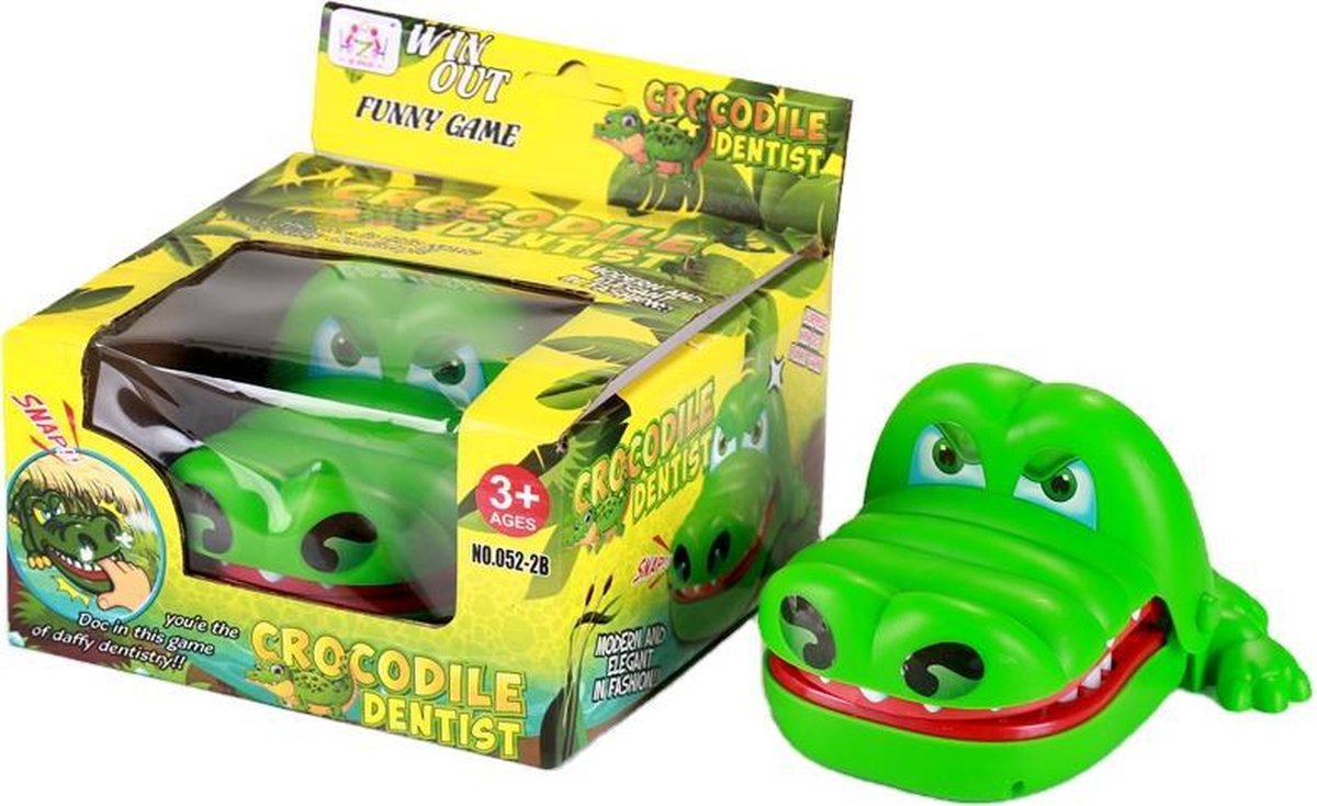 Krokodil met Kiespijn - Speelgoed Krokodil - Bijtende Krokodil - Kinderspel