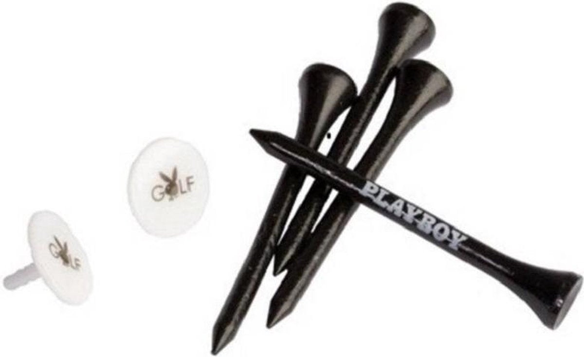 Golftee Hout Playboy Zwart