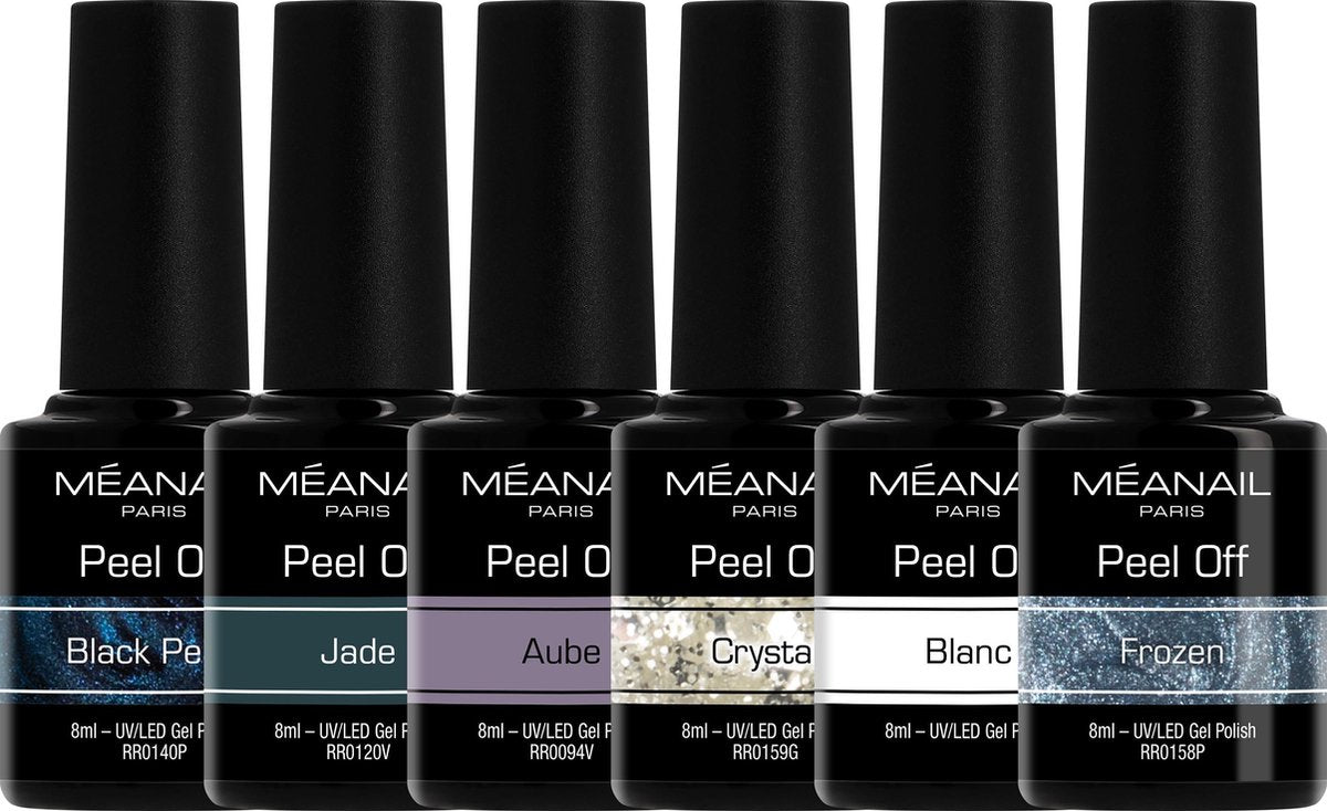 Gellak Peel Off - MEANAIL  - Vegan – MYSTERY – Gel Nagellak - 6 x 8ml