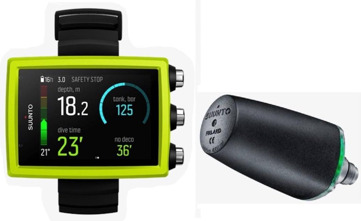 Suunto EON Core Lime met POD