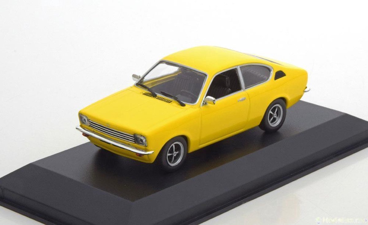Opel Kadett C Coupe 1974 Geel 1-43 Maxichamps