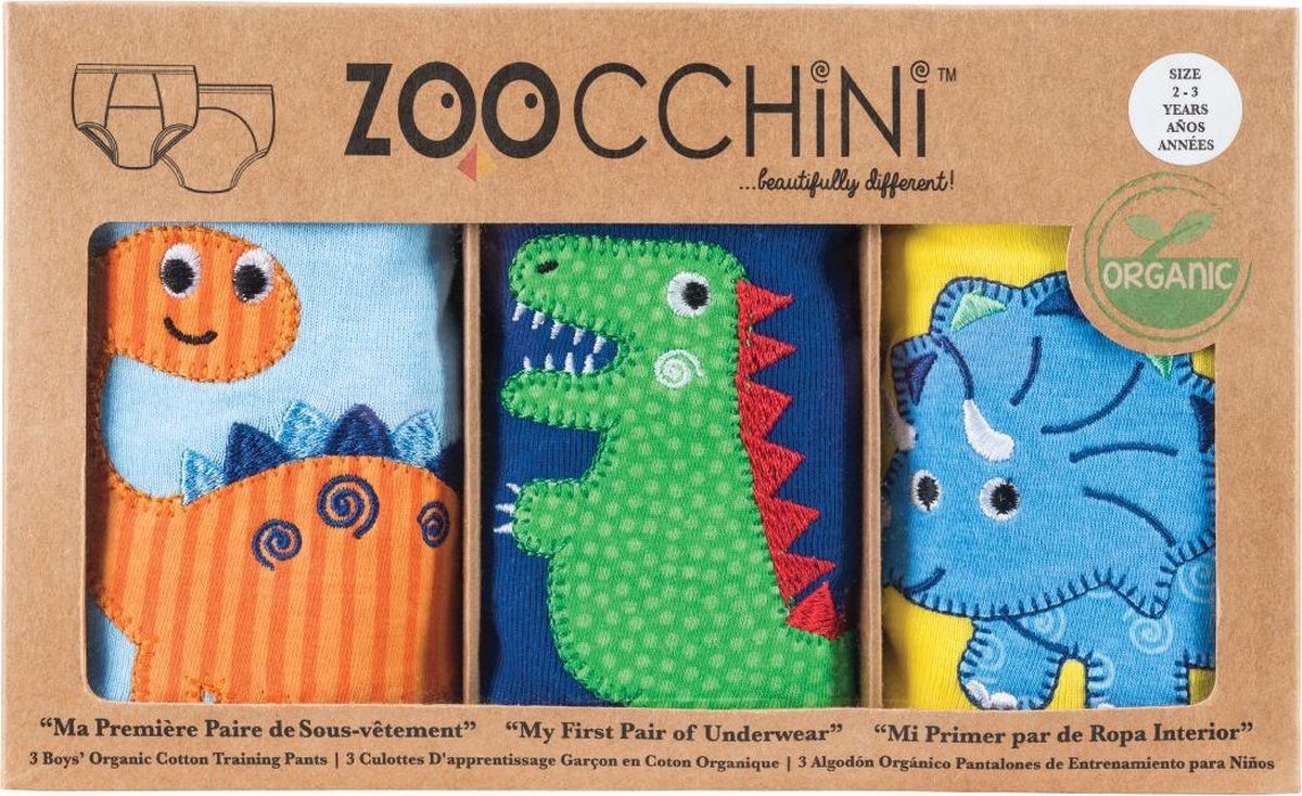 Zoocchini oefenbroekjes boy Jurassic Pals 3-4 jaar