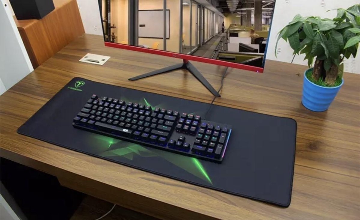 T-DAGGER Muismat Gaming – Computer Muismat XL - Speed Editie - Zwart - Anti Slip
