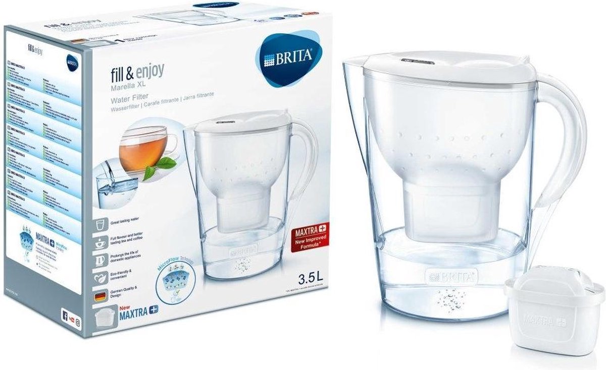 BRITA Waterfilterkan Marella XL White - 3