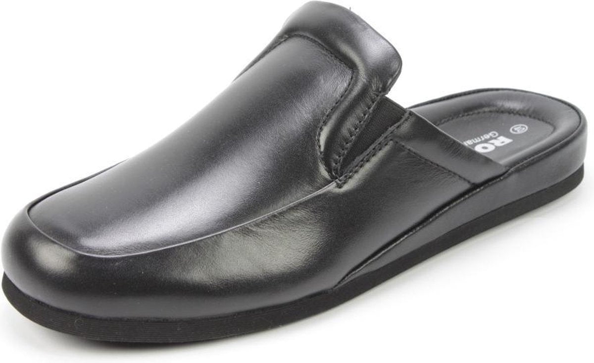 Romika CARLO 02 - Volwassenen Heren slippers - Kleur: Zwart - Maat: 40