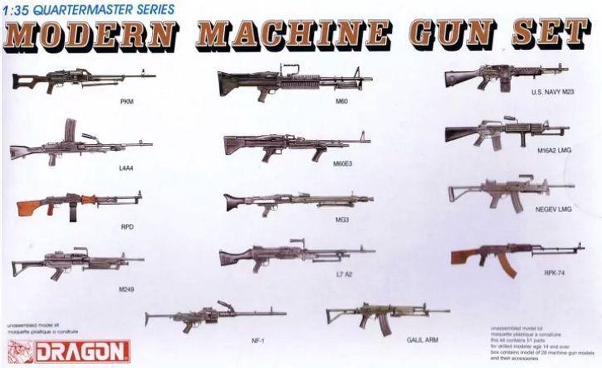 Dragon - Modern Machine Gun Set (Dra3806)