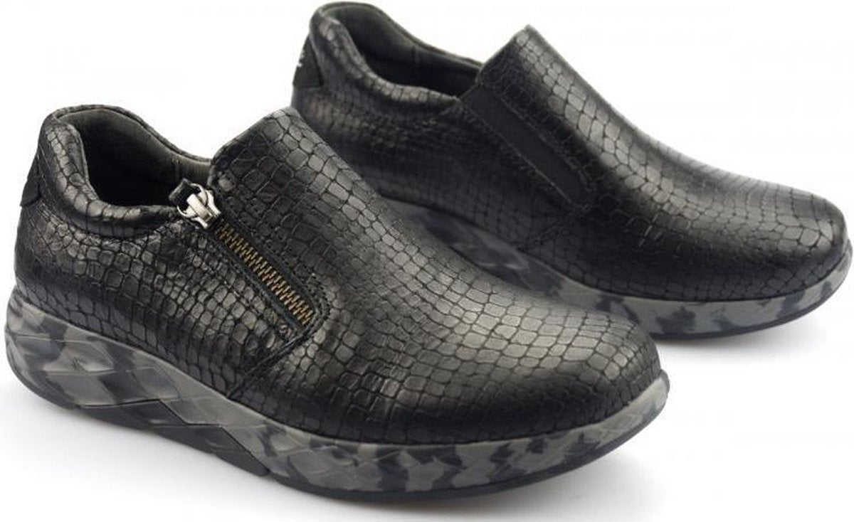 Gabor Rollingsoft Dames Instappers - Zwart - Maat 37