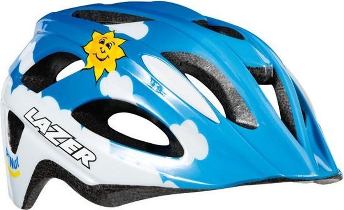 Lazer Kinderhelm P'nut - Sky Junior 46-50 Cm Blauw/wit