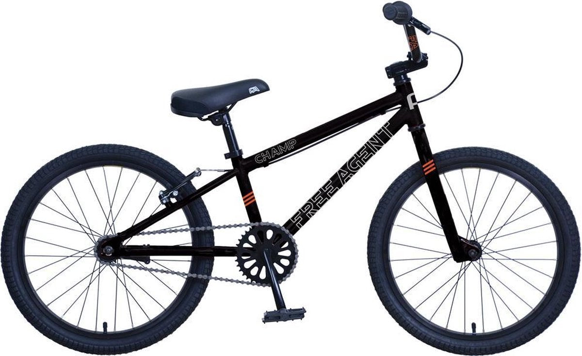 Free Agent Champ 17 Inch Black bmx fiets zwart