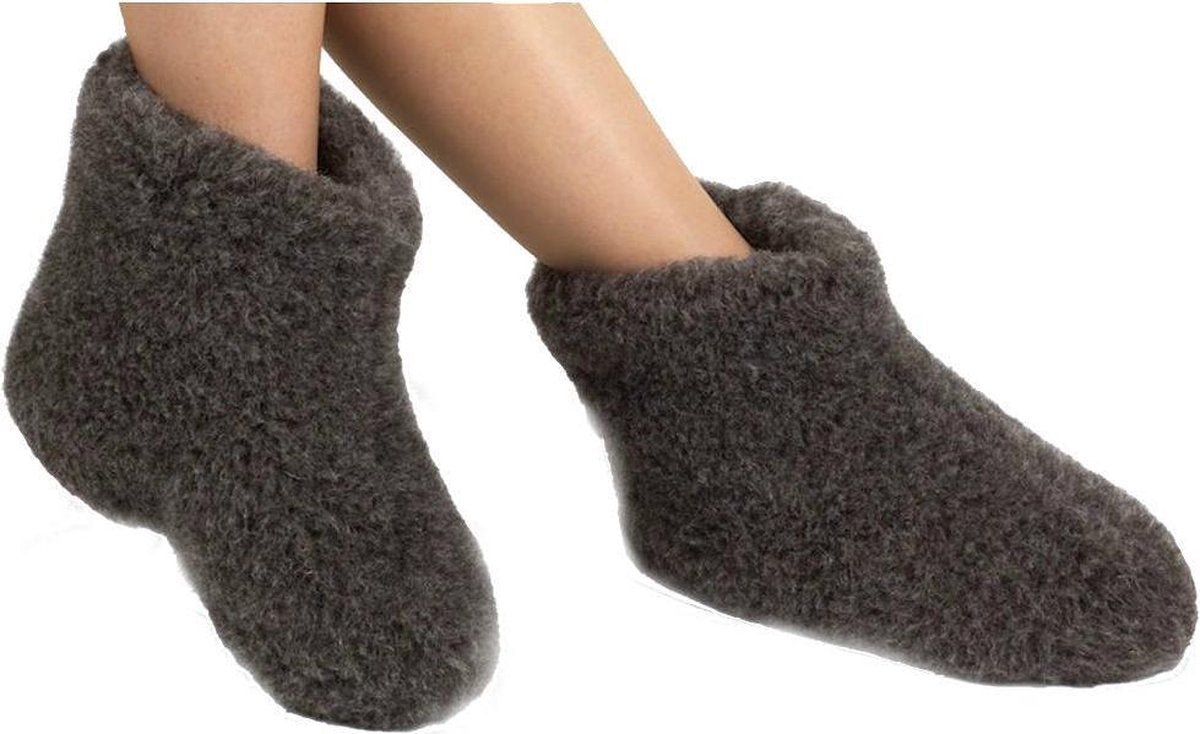 WoolWarmers Wollen Slof Dolly 9174 - bruin - 47