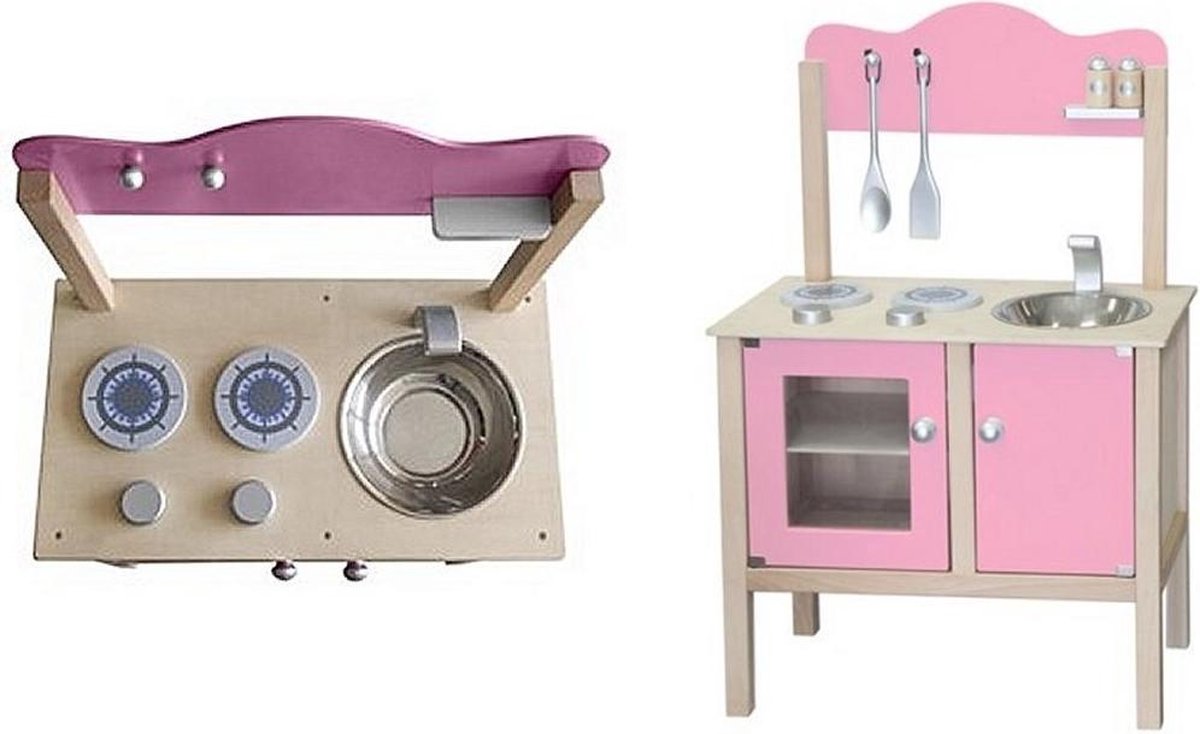 Simply for Kids Houten Kinderkeuken Roze