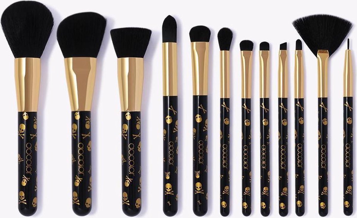 Dermarolling 12-Delige Make Up Kwasten Set P1202
