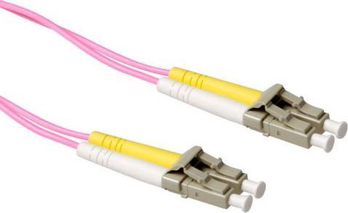 ACT 10 meter LSZH Multimode 50/125 OM4 glasvezel patchkabel duplex met LC connectoren RL9710