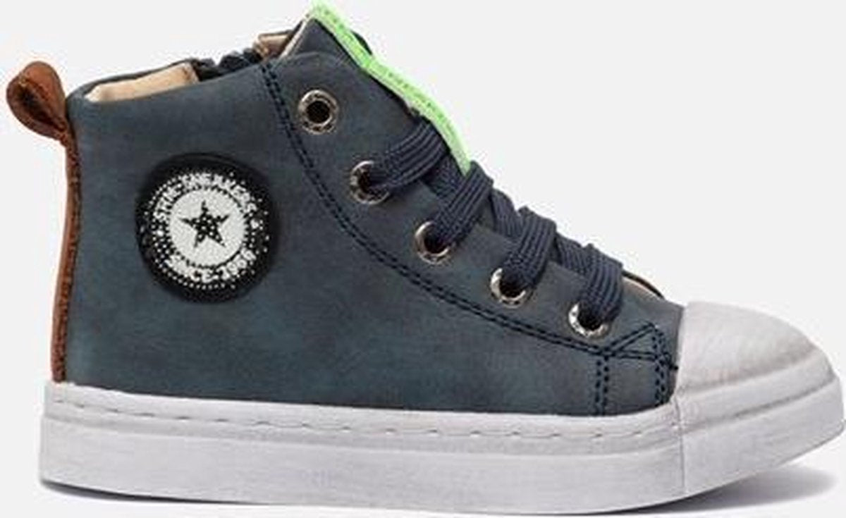 Shoesme Veterboots blauw - Maat 28