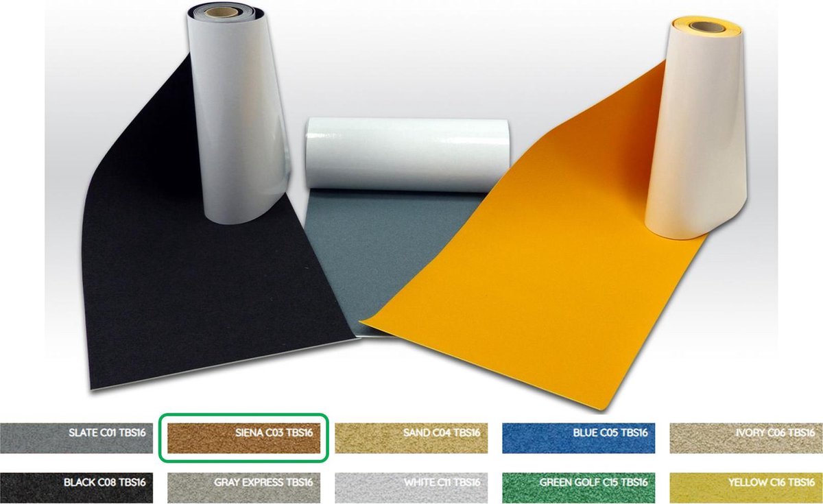 Proople TBS 16 C03 bruine Anti-slip 90 x 128 cm