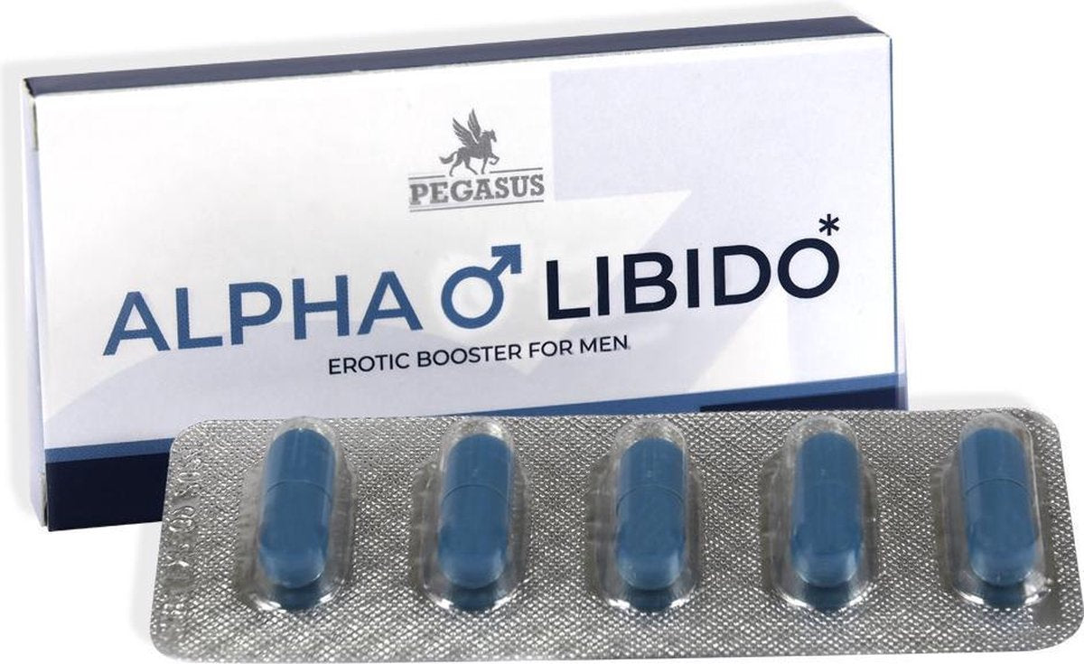 Alpha Libido | De Sterkste vervanger voor Viagra Pillen - Natuurlijke Erectiepillen Voor Mannen - 5 Capsules