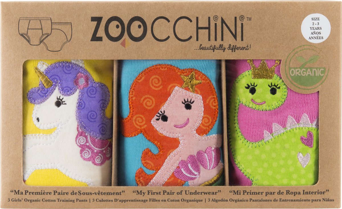 Zoocchini oefenbroekjes girl Fairy Tales 3-4 jaar