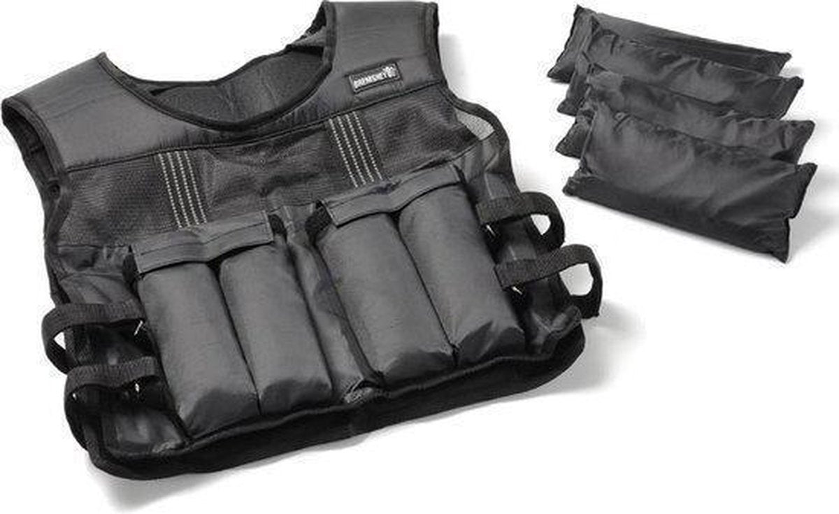 Bremshey Gewichtsvest - Verstelbaar - 10 kg - Zwart
