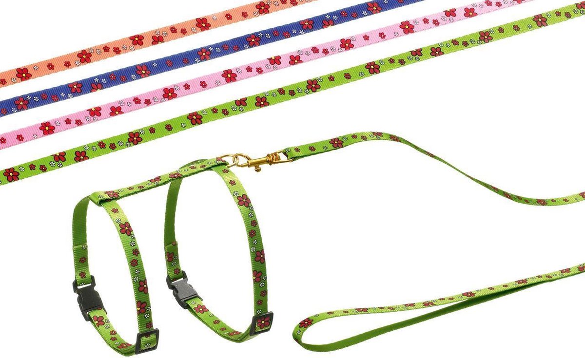 Art sportiv harness motive flower kiwi