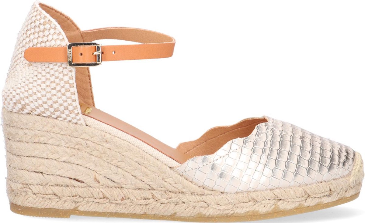 Kanna 9225 Espadrilles - Met Sleehak - Dames - Brons - Maat 40