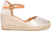 Kanna 9225 Espadrilles - Met Sleehak - Dames - Brons - Maat 40