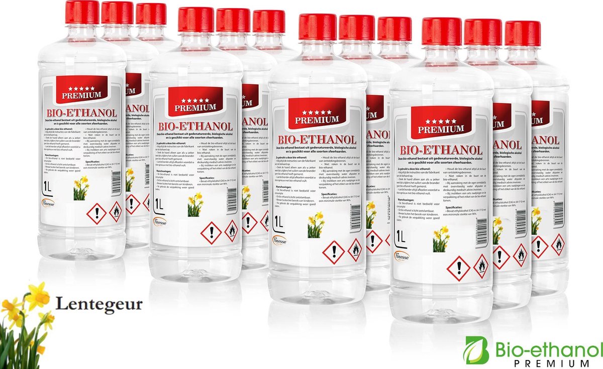 Adana® Bio-Ethanol met lentegeur-PREMIUM- bioethanol  96