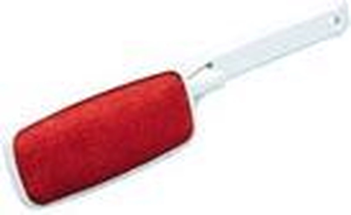 BURSTENMANN - Textielborstel -  rood fluweel