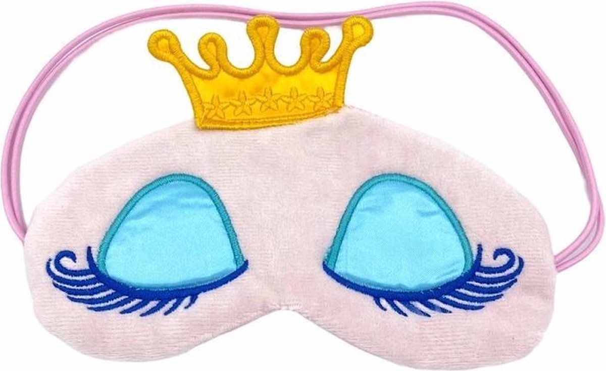 Slaapmasker Kinderen – Sleeping Beauty met Kroon - Sleepy Eyes