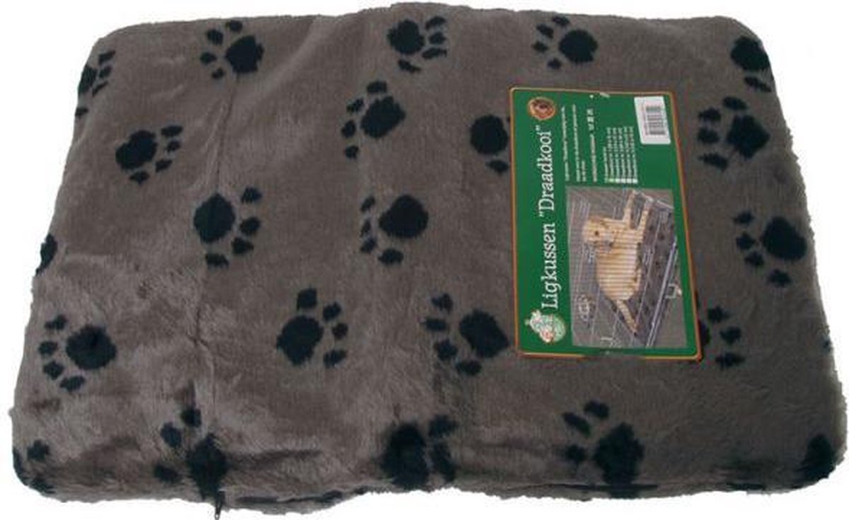 Benchmat pootafdruk grijs 89x54 cm