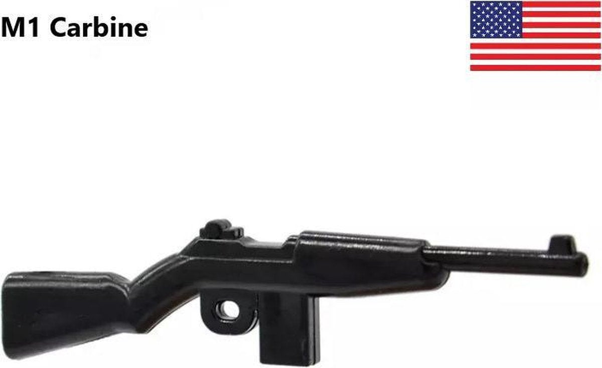 G33 - 10x Amerikaanse M1 Carbine - WW2 Bouwstenen - Lego fit - WW2 - Soldaten - Militair - Tank - Army - Bouwstenen - Wapens - Geweren - Brick - Tweede Wereld Oorlog - Mini-figures - Leger - Duits - Navy Seals