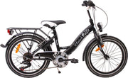Kinderfiets Uniek FunRide (V-Brake + V-Brake) M 20'' 7V Zwart / Wit