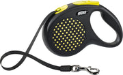 Flexi Design Tape - Hondenriem - Geel - M -5 m - (25 kg)