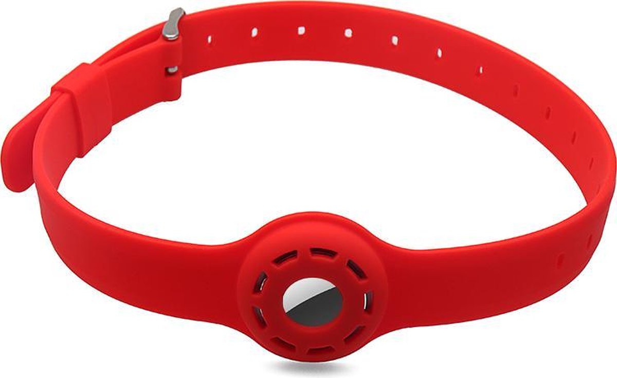 Airtag halsband voor honden | Honden halsband | Rood