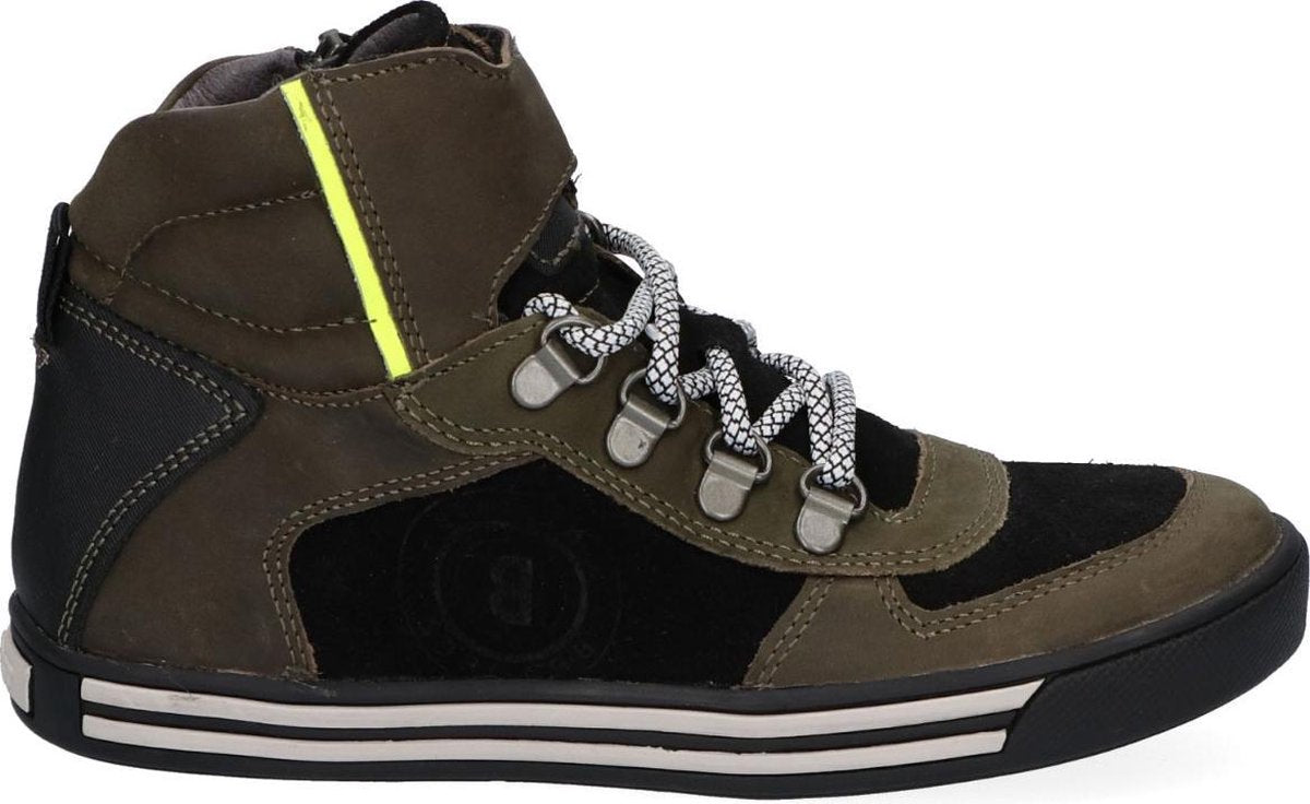 Braqeez 420830-569 Jongens Sneakers - Maat 30 - Groen - Sneakers -  Suède - Veters - Kindersneakers