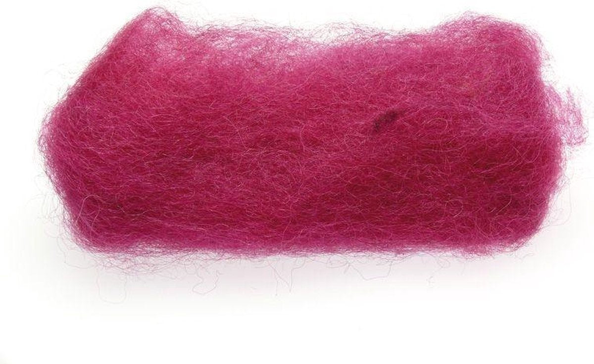 Glückskäfer Gekaarde Wol 25 Gram Rood