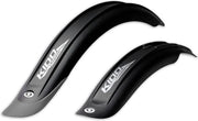 Simpla Spatbordenset Kido Short 20 Inch Zwart/grijs