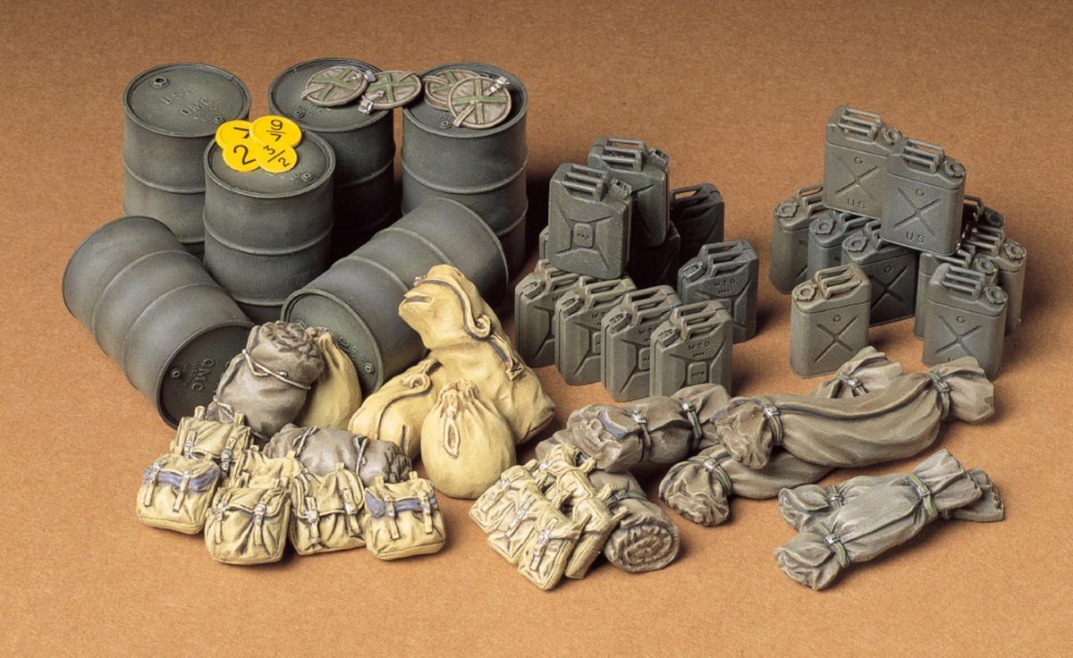 1:35 Tamiya 35229 Diorama-Set Allied Vehicle Accessoires Plastic kit