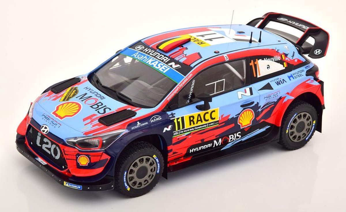 Hyundai i20 Coupe WRC Winner Rally Catalunya 2019 Neuville/Gilsoul 1-18 Ixo Models