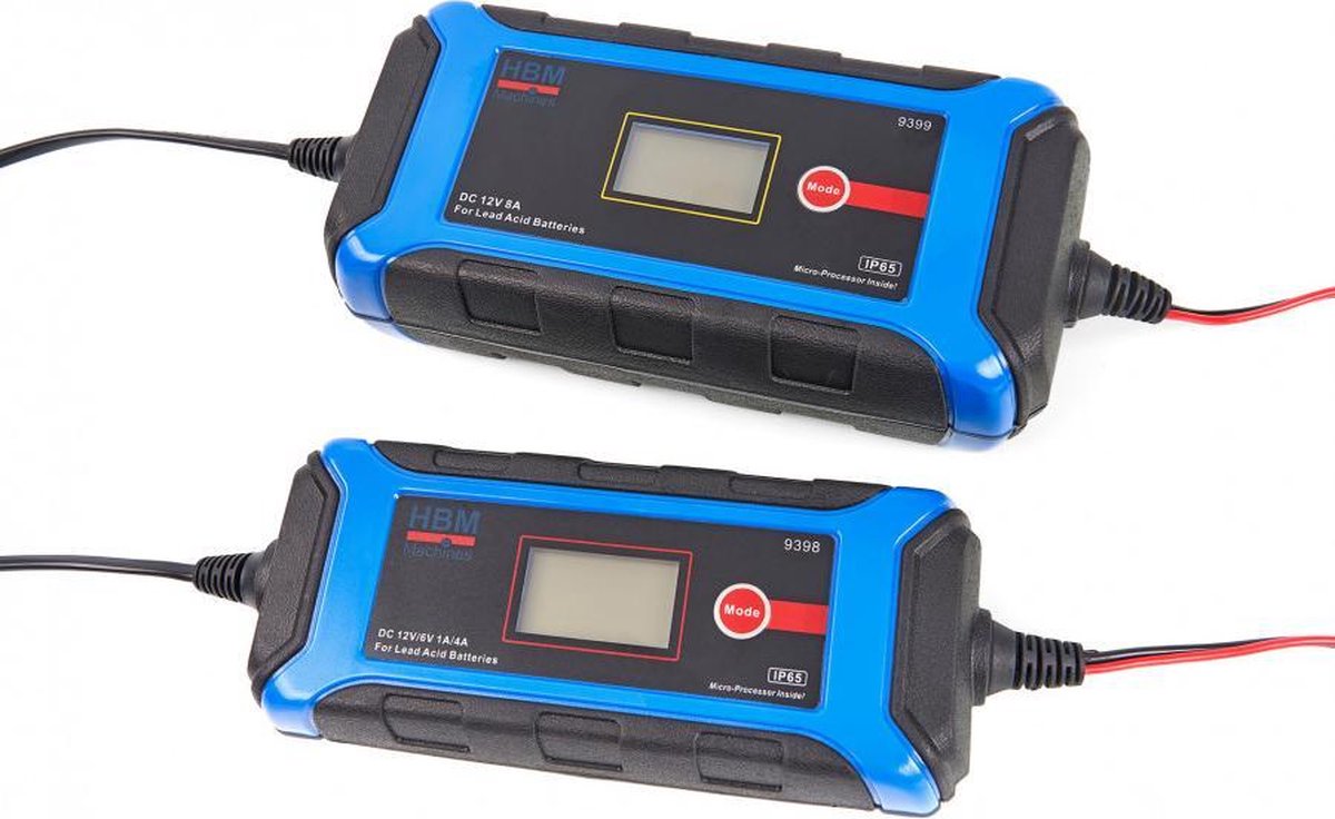 EFLO® 2-in-1 Automatische Acculaders 6-12 Volt &  2- 70Ah (1 stuk)