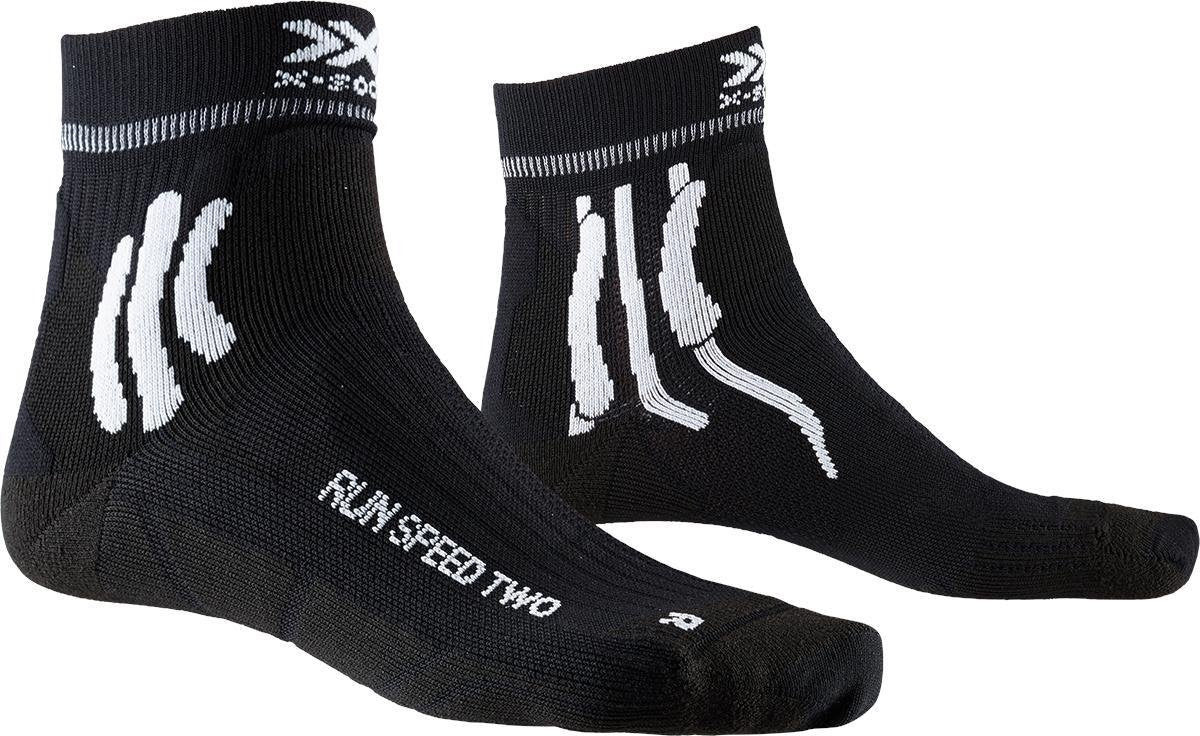 X-socks Hardloopsokken Run Speed Two Unisex Zwart Mt 35-38
