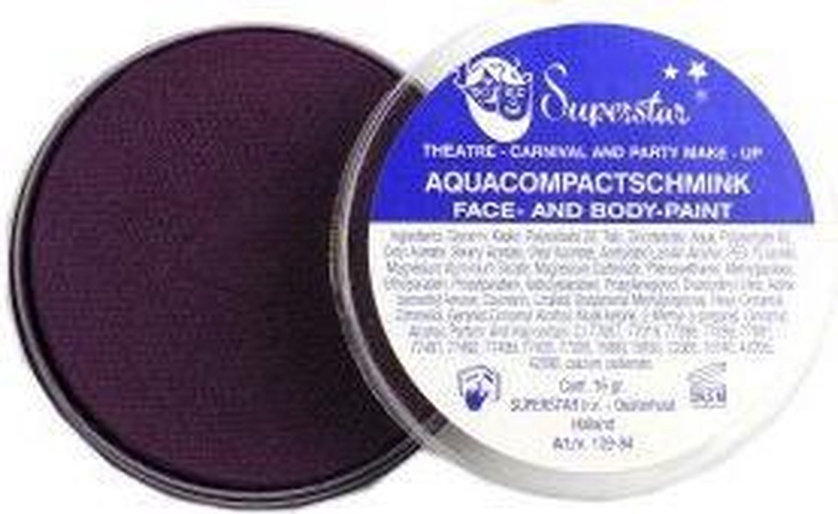 Aquaschmink Superstar paars 16 gr - 038
