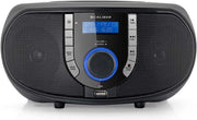 Caliber HBC433DAB-BT - Portable radio CD speler met DAB+ - Zwart