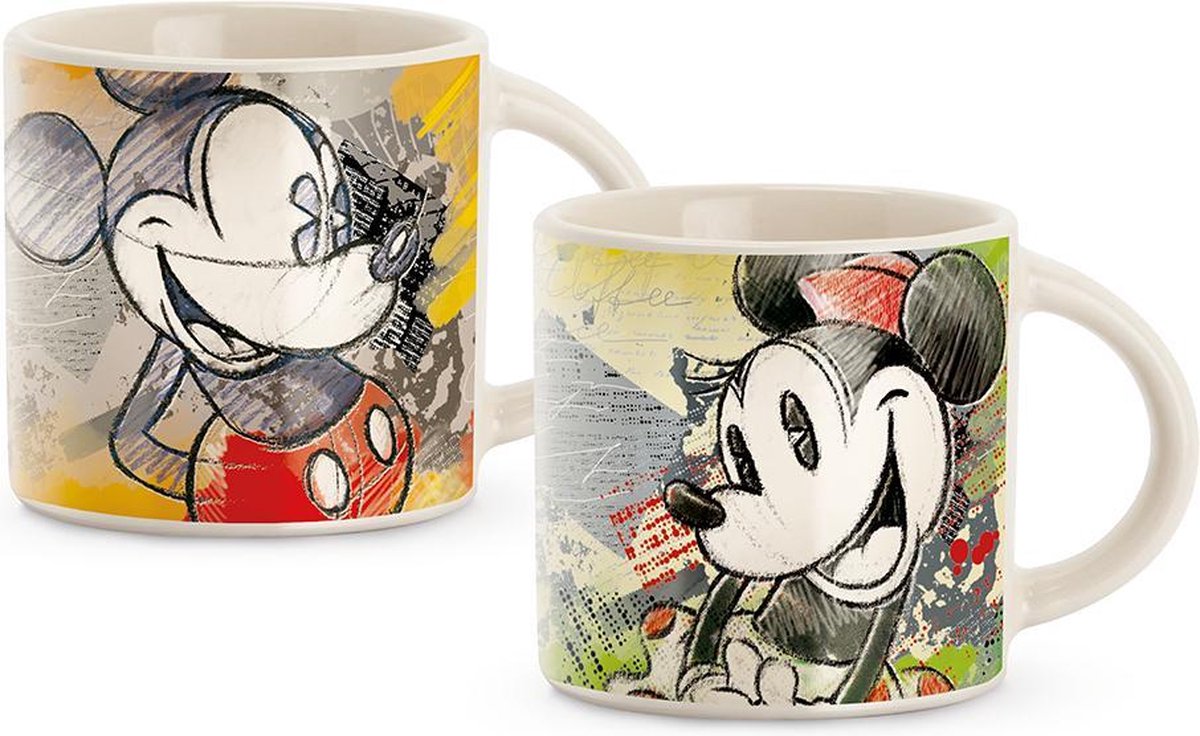 Disney Mickey Mouse espresso tassen 2 stuks