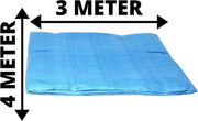 Orange85 Zeildoek - Afdekzeil - Waterdicht - 3 x 4 meter - Afdekzeil zwembad - 400 cm x 300 cm - Blauw