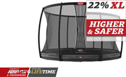 BERG trampoline Champion Inground 430 + Safety Net DLX XL